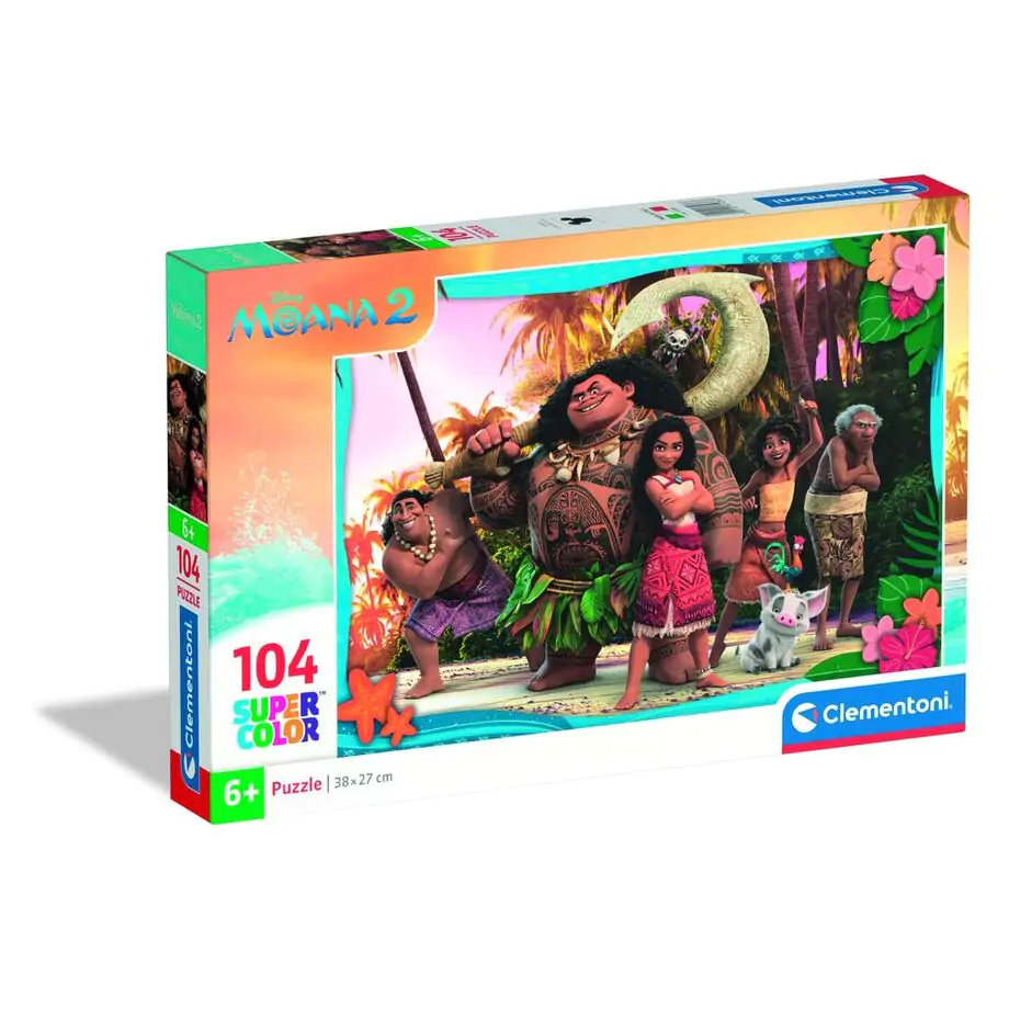 Disney Vaiana Moana 2 sestavljanki 104 kosi fotografija izdelka
