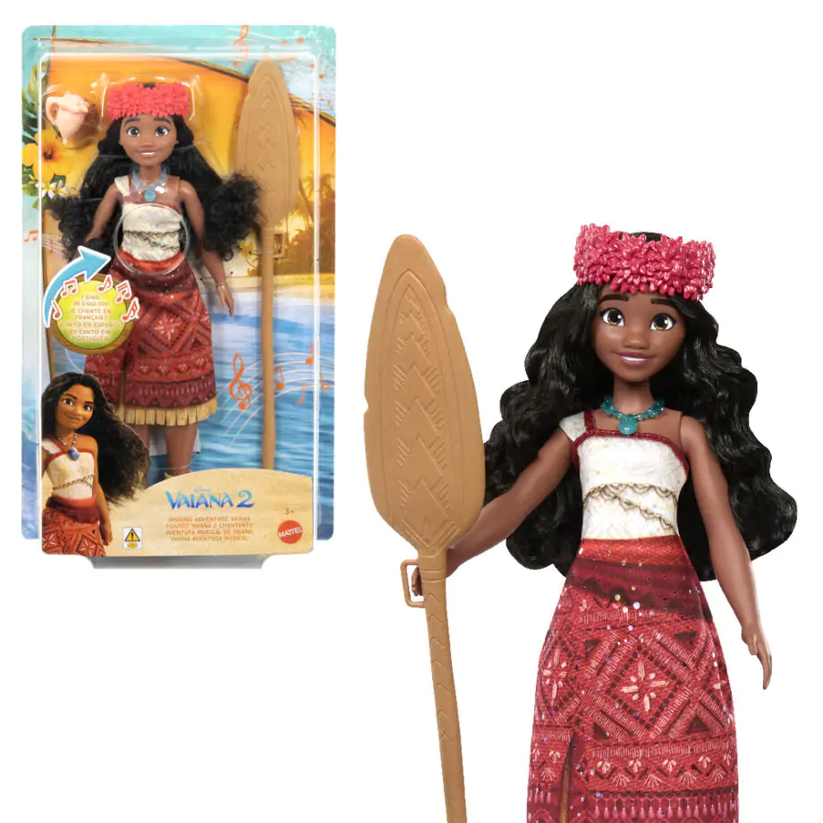 Disney Vaiana Moana 2 Singing Adventure Vaiana lutka, ki poje fotografija izdelka