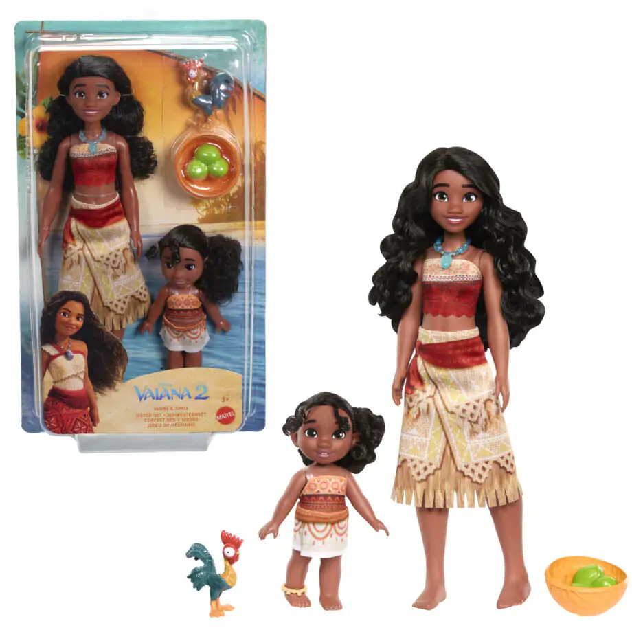 Disney Vaiana Moana 2 Vaiana & Simea blister 2 lutki fotografija izdelka