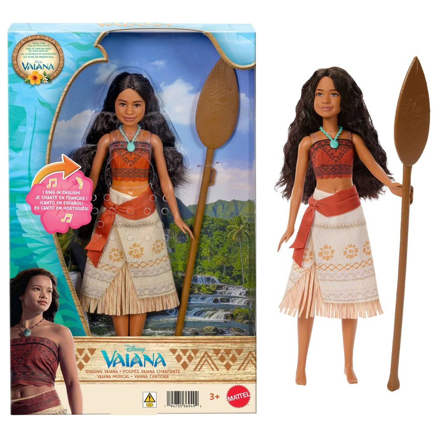 Disney Vaiana Moana Pojoča punčka fotografija izdelka