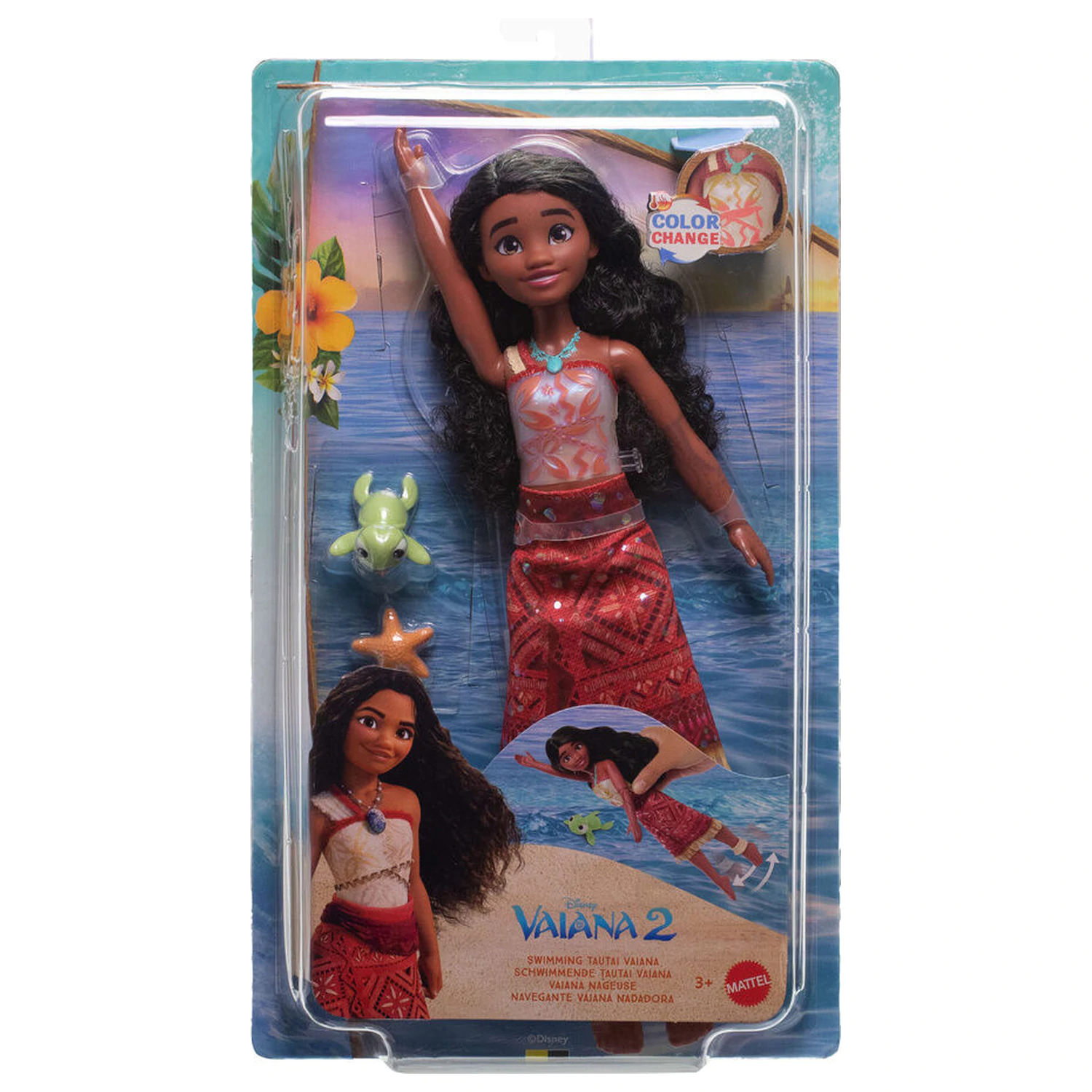 Disney Vaiana Moana Swimming Tautai Vaiana punčka fotografija izdelka