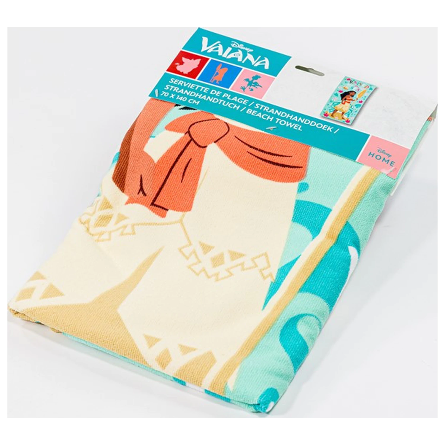 Disney Moana brisača z dvignjenim morskim motivom 70x140cm fotografija izdelka