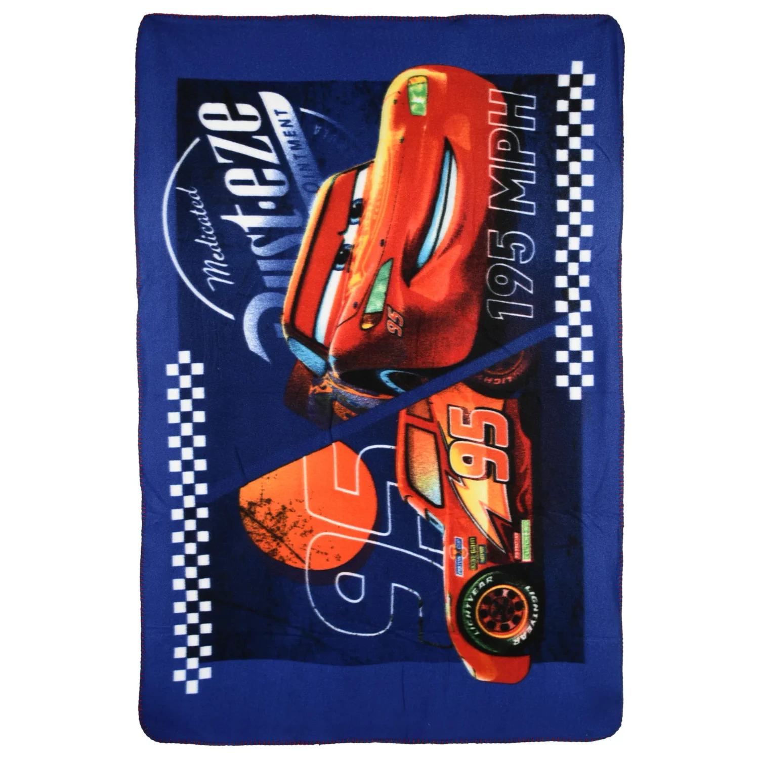 Disney Cars 195 MPH flis odeja 100x150cm fotografija izdelka