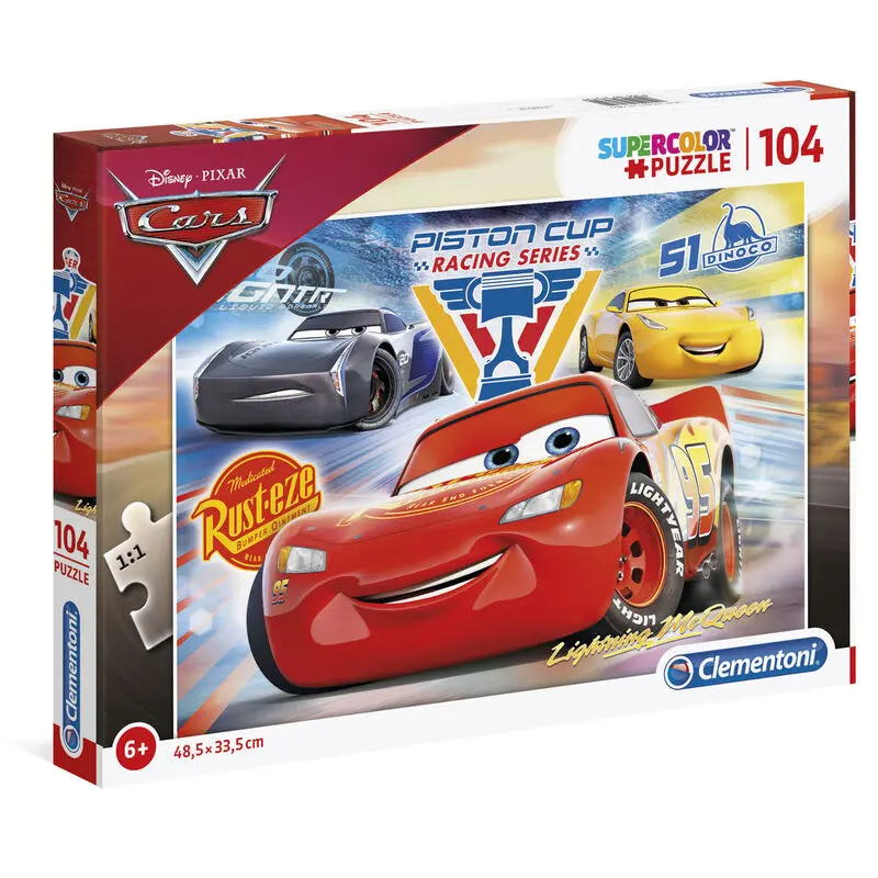 Disney Cars 3 sestavljanka 104 kosi fotografija izdelka