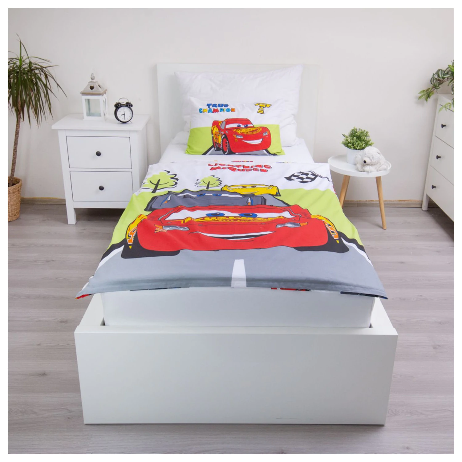 Disney Cars Champion otroška prevleka za odejo za malčke in predšolske otroke fotografija izdelka