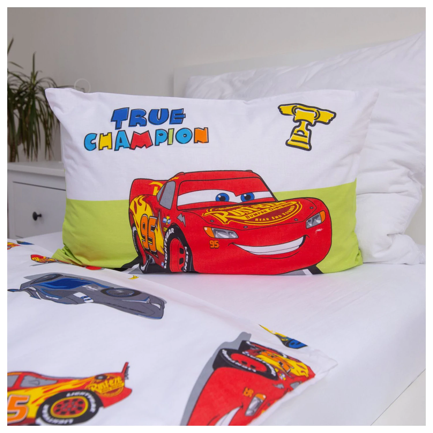 Disney Cars Champion otroška prevleka za odejo za malčke in predšolske otroke fotografija izdelka