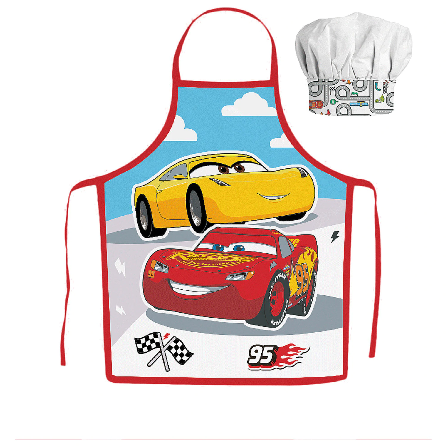 Disney Cars Cruz Ramirez otroški predpasnik, 2-delni set fotografija izdelka