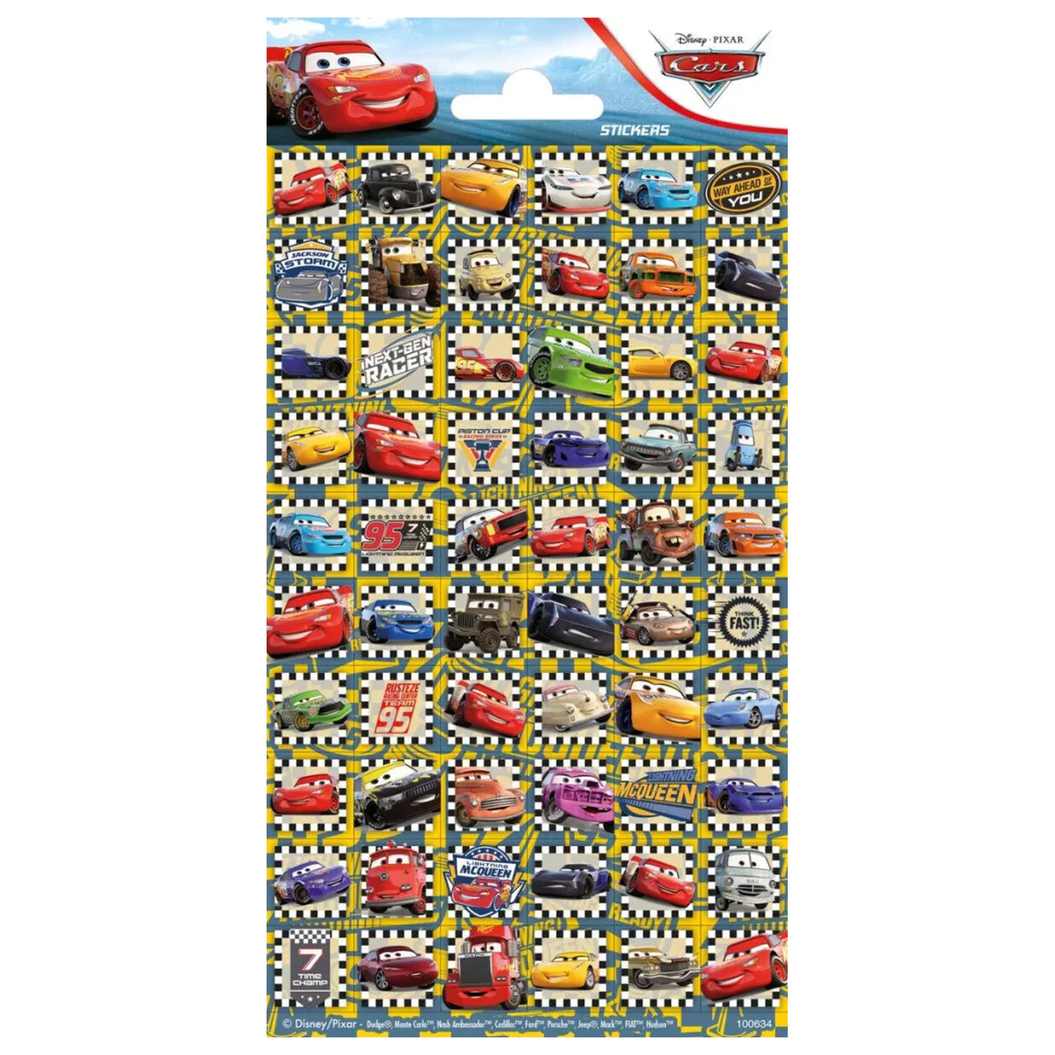 Disney Cars Hitra nalepka fotografija izdelka