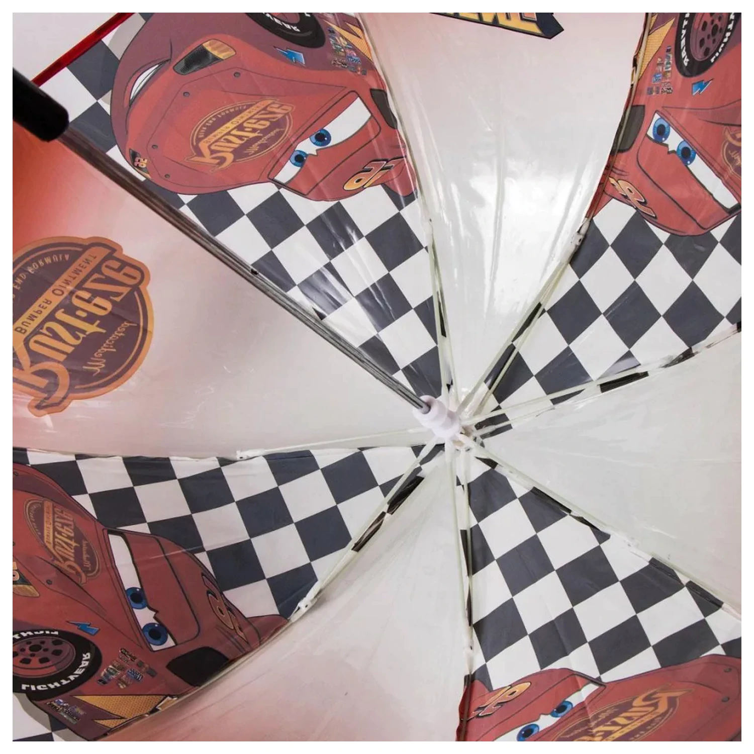 Disney Cars Flag Otroški Prozoren Dežnik fotografija izdelka
