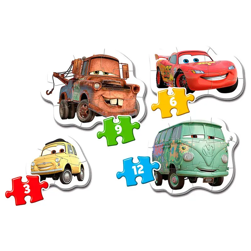 Disney Cars Moja prva sestavljanka 3-6-9-12 kosov fotografija izdelka