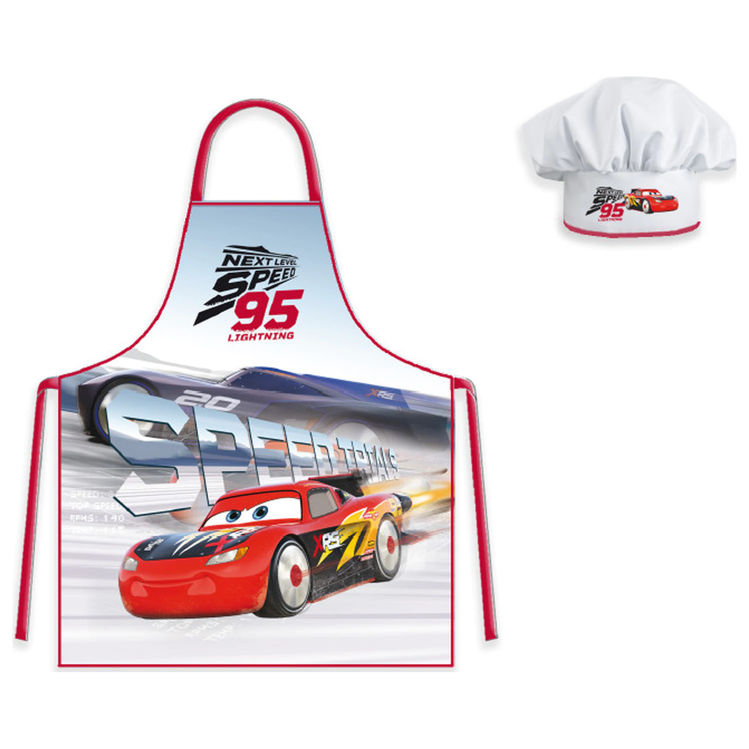 Disney Cars Next Level Otroški predpasnik, set 2 kosov fotografija izdelka