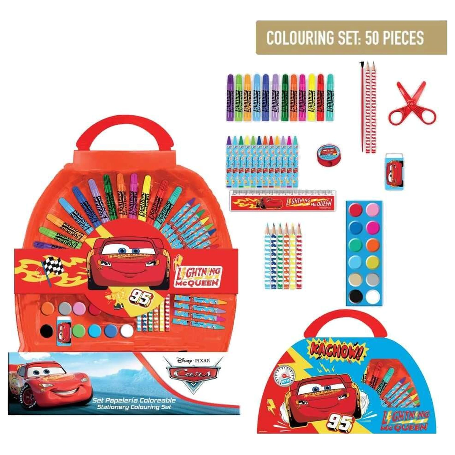 Disney Cars Pixar pisarniški set 50 kosov fotografija izdelka