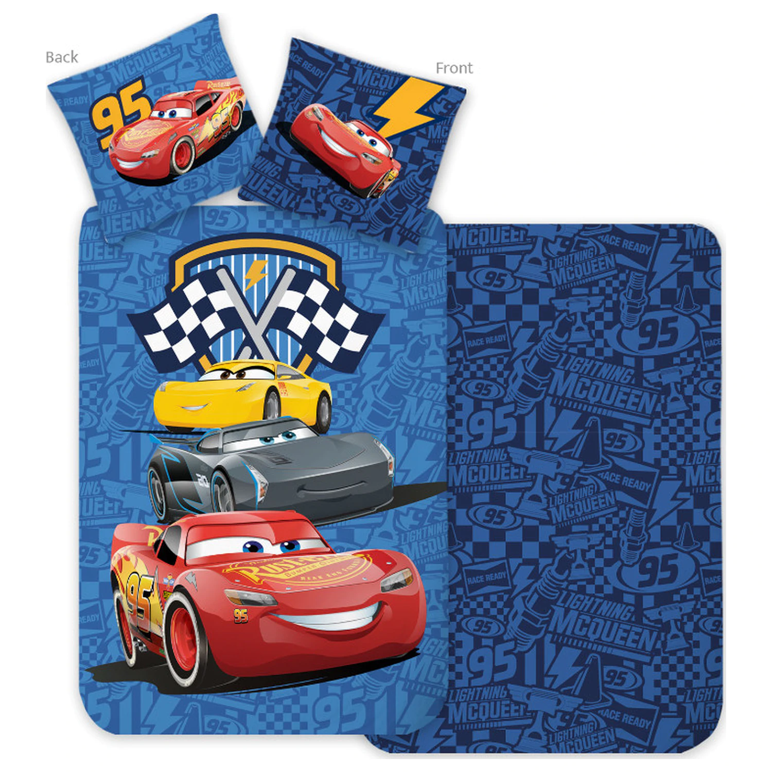 Disney Cars Racing Crew prevleka za odejo fotografija izdelka
