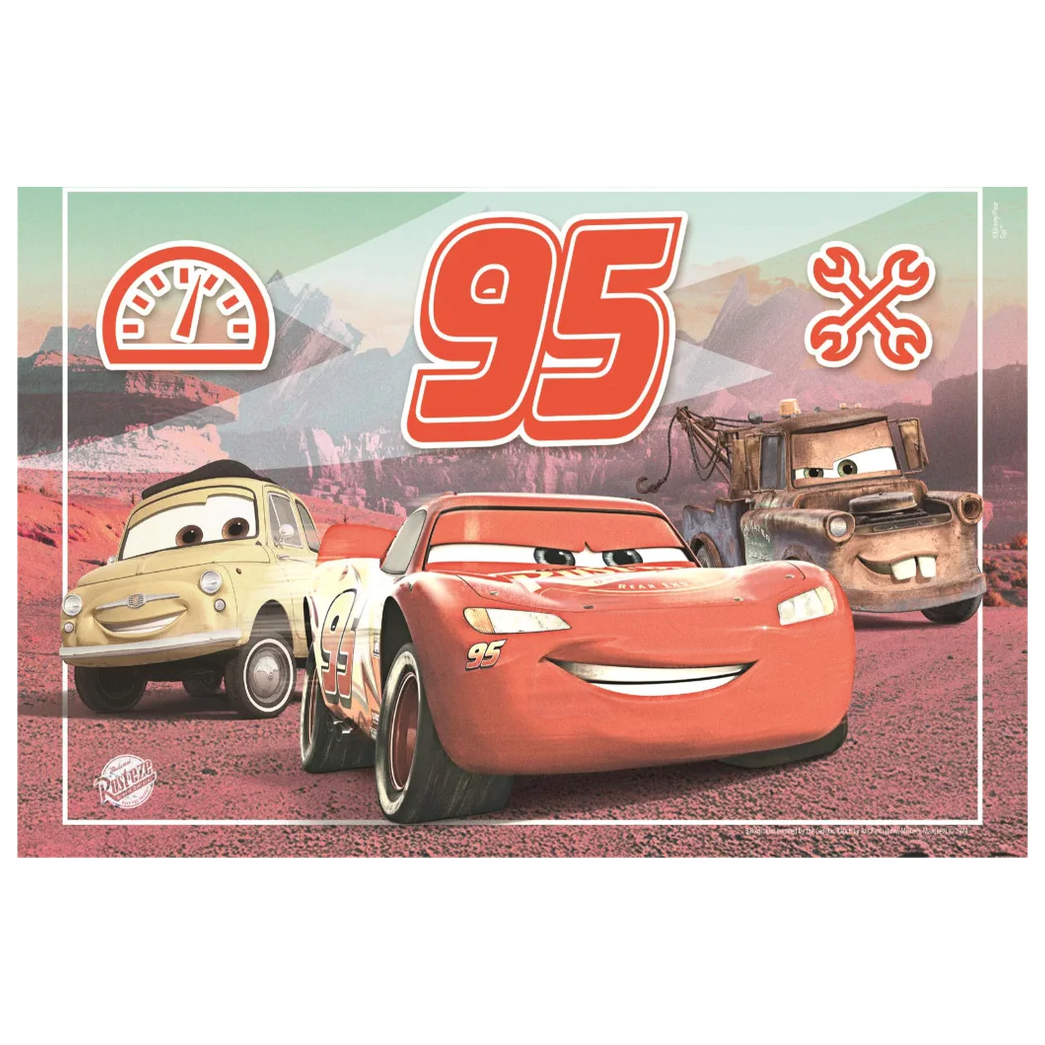 Disney Cars Racing Team 60-delna sestavljanka fotografija izdelka