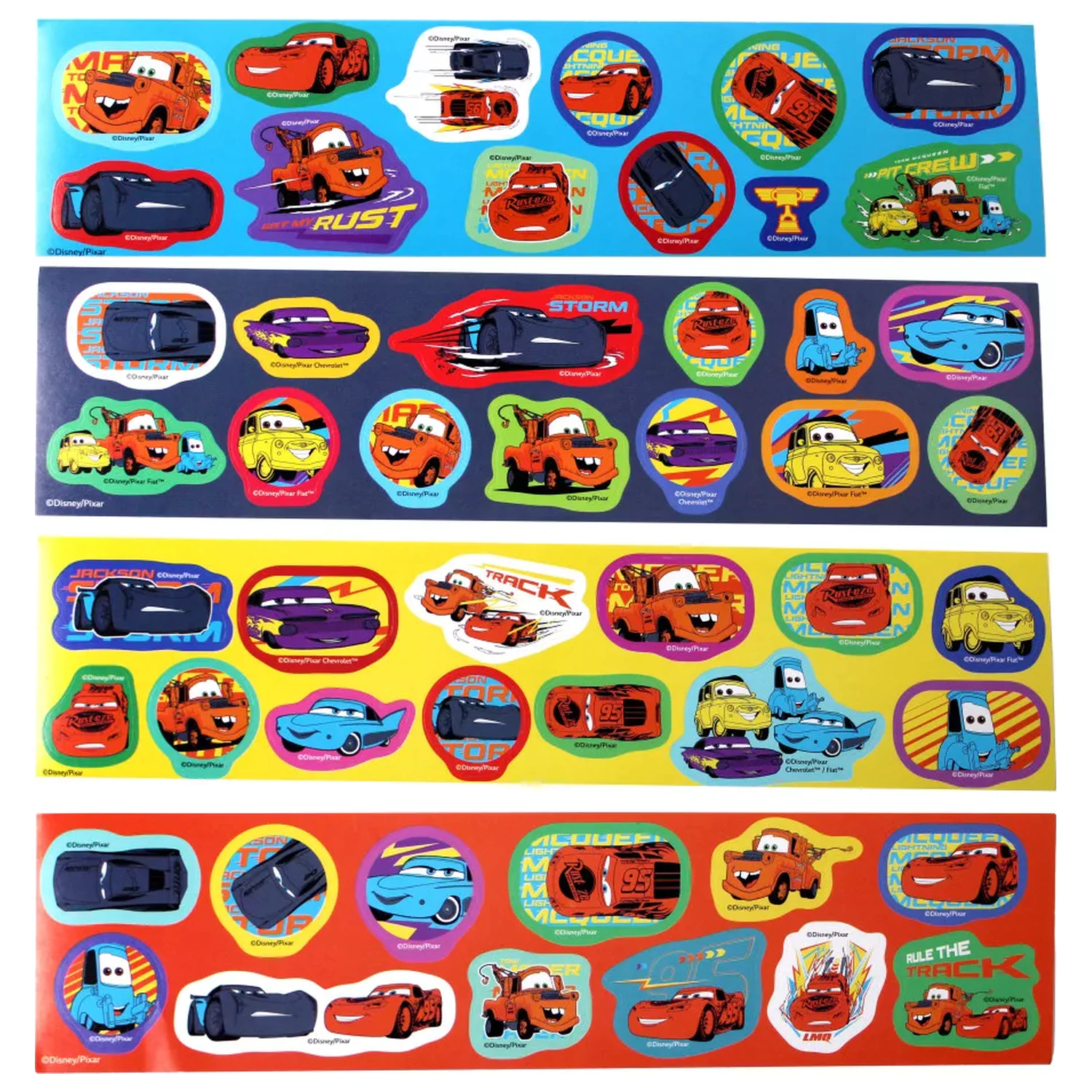 Disney Cars Pripravljen Album Nalepk s 50 Nalepkami fotografija izdelka