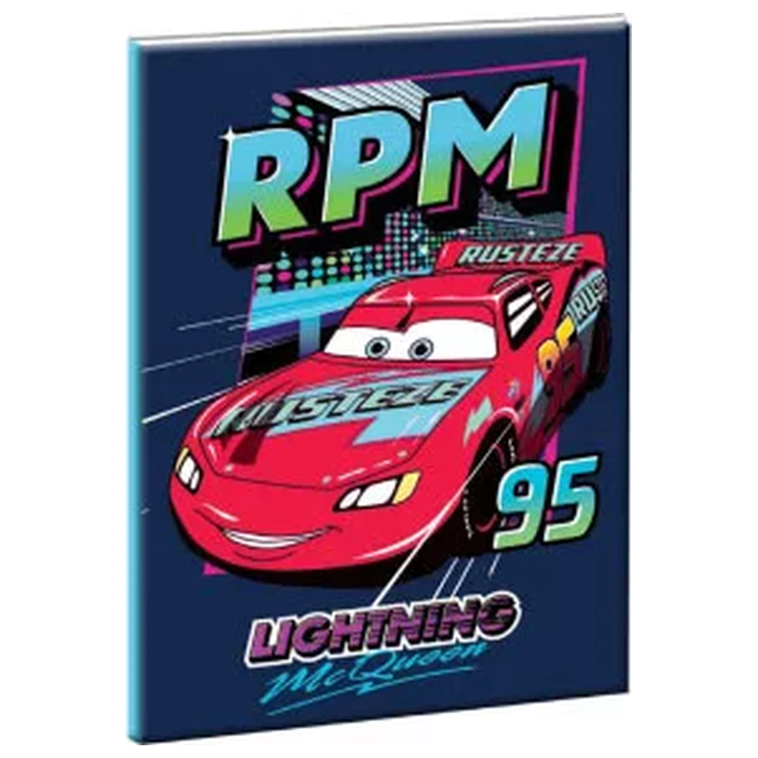Disney Cars RPM B/5 črtasti zvezek 40 strani fotografija izdelka