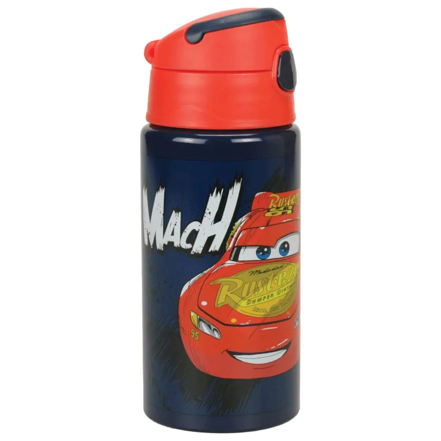 Disney Cars Speed aluminijasta slamica steklenička s kavljem 500 ml fotografija izdelka