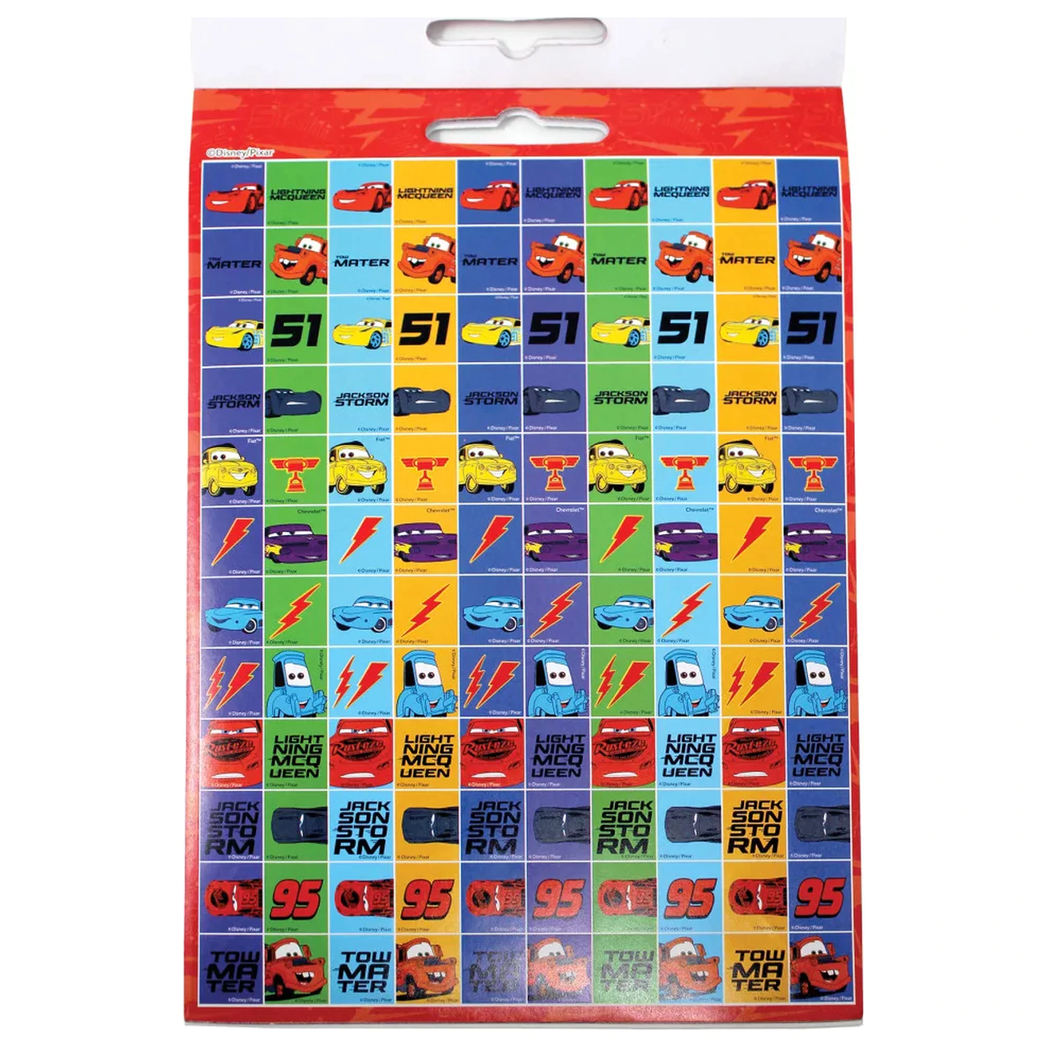 Disney Cars Track set nalepk s 600 kosi fotografija izdelka
