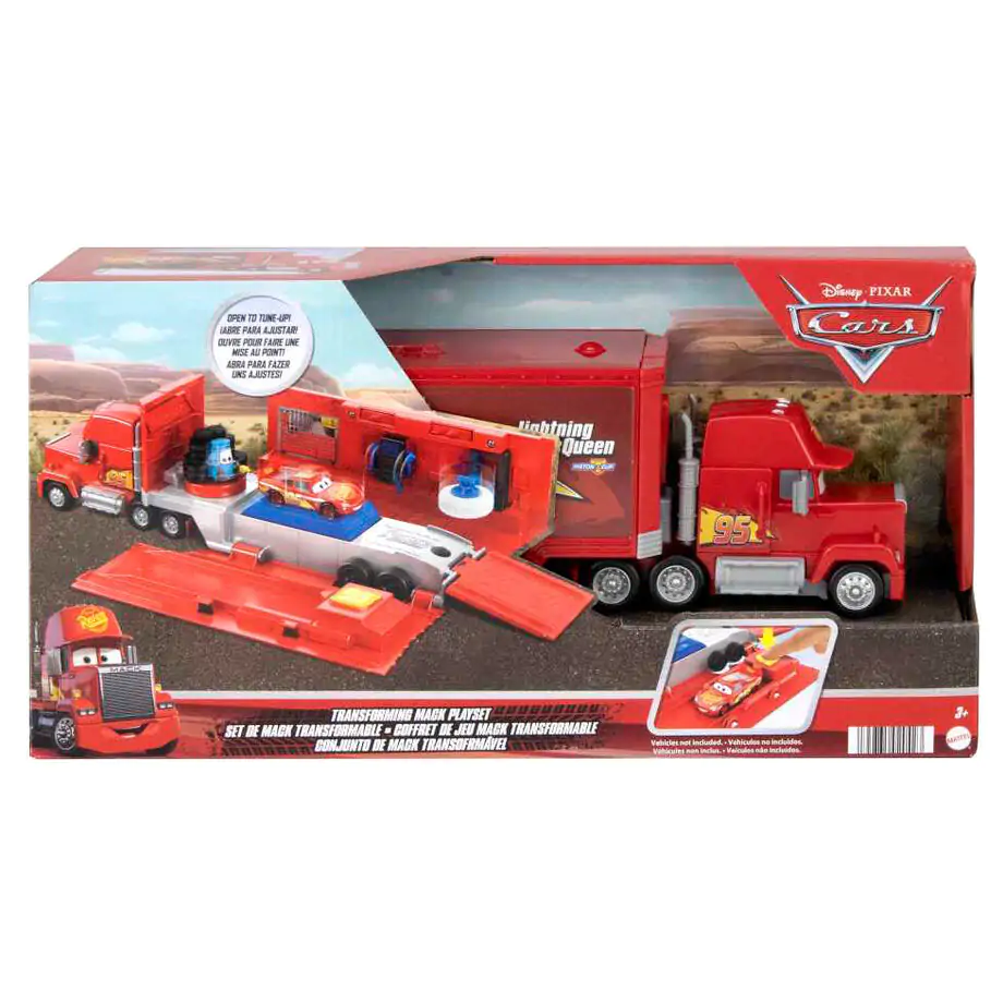 Disney Cars preoblikovalni igralni set Mack fotografija izdelka