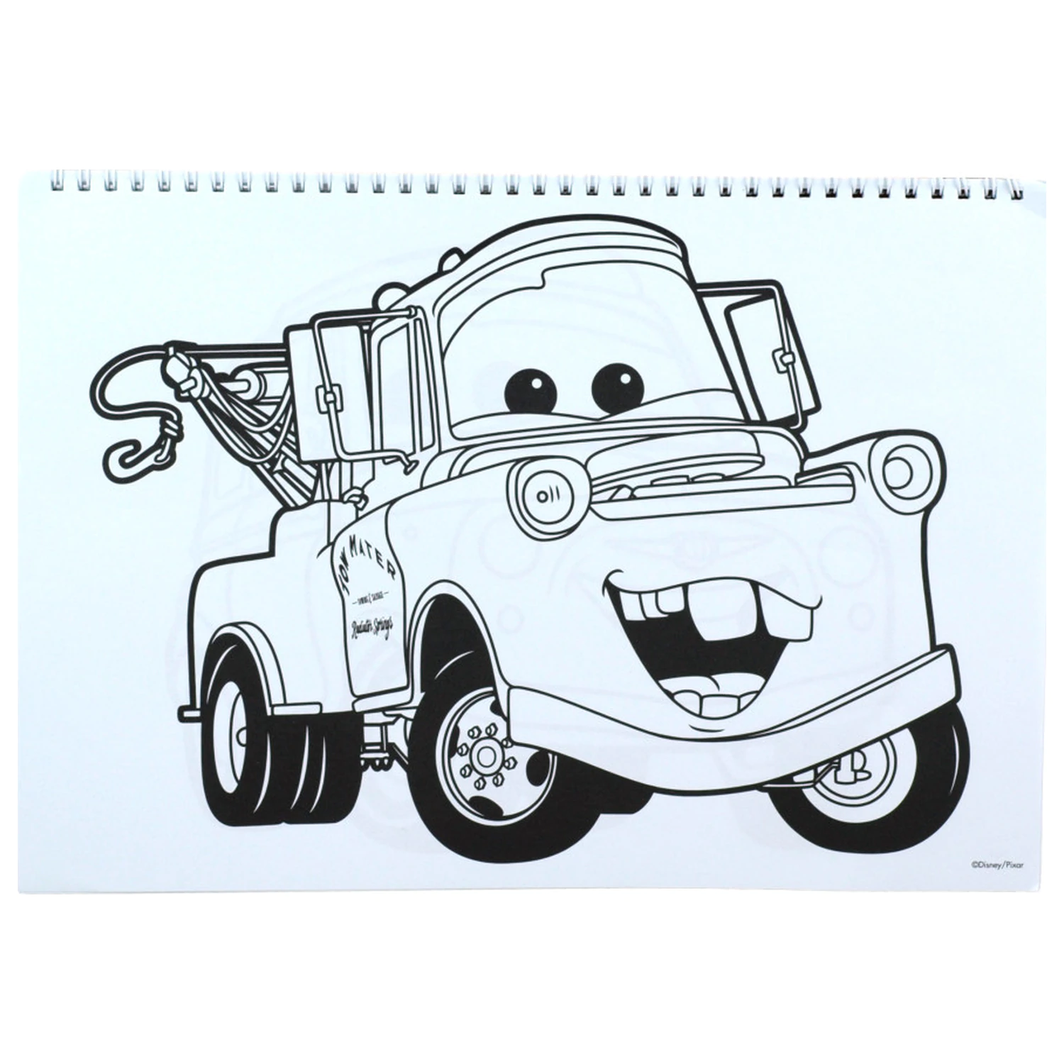 Disney Cars Vroom A/4 Spiralni skicirni blok s 40 listi in nalepkami fotografija izdelka
