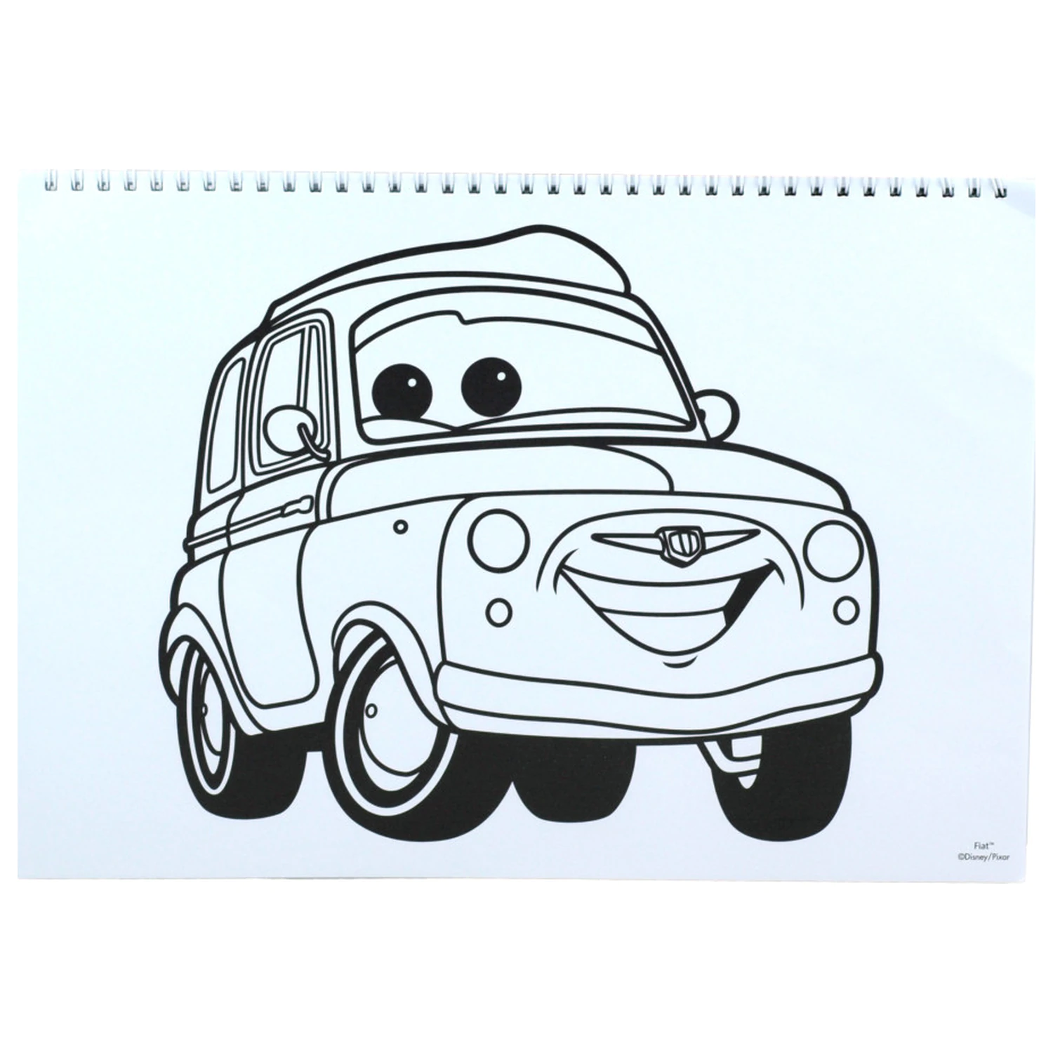 Disney Cars Vroom A/4 Spiralni skicirni blok s 40 listi in nalepkami fotografija izdelka