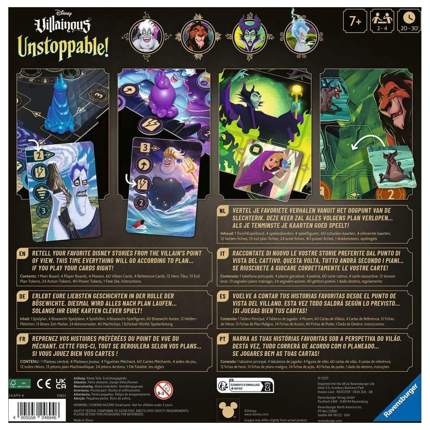 Disney Villainous: Unstoppable Družabna Igra fotografija izdelka
