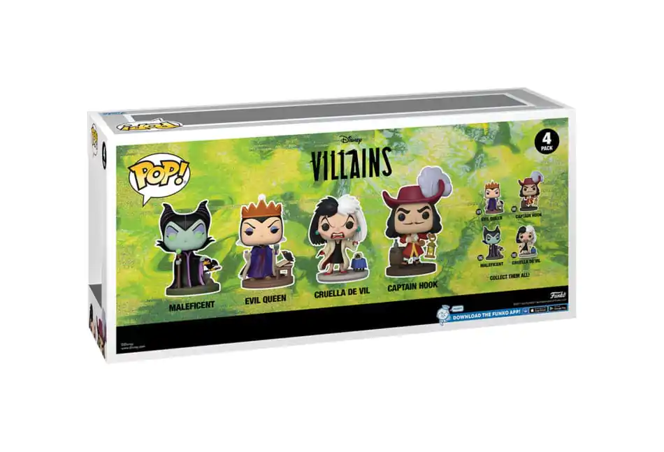 Disney Villains Funko POP! Movies Vinil Figura 4-Pack Villains (GW)(EMEA) 9 cm fotografija izdelka