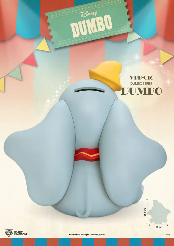 Disney Piggy Vinyl Bank funkcionalen Dumbo 34 cm fotografija izdelka