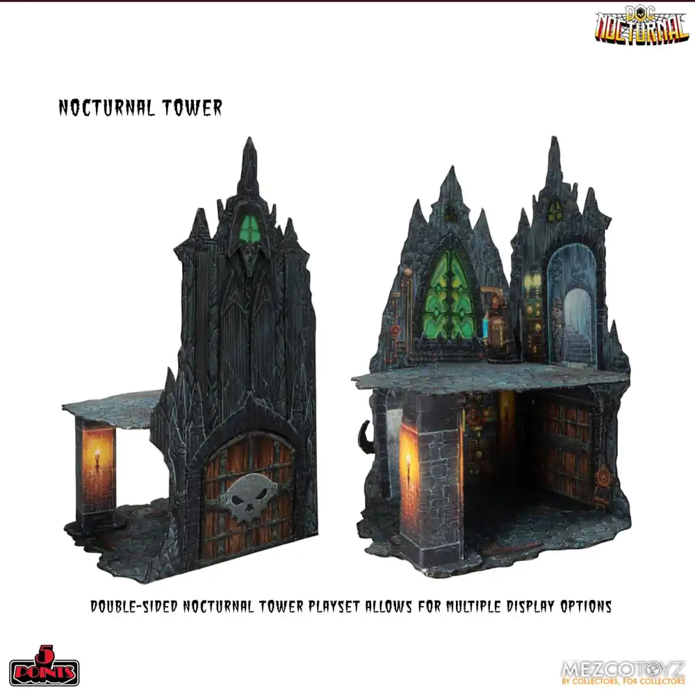 Doc Nocturnal 5 Points akcijske figure Nocturnal Tower igralni set 9 cm fotografija izdelka