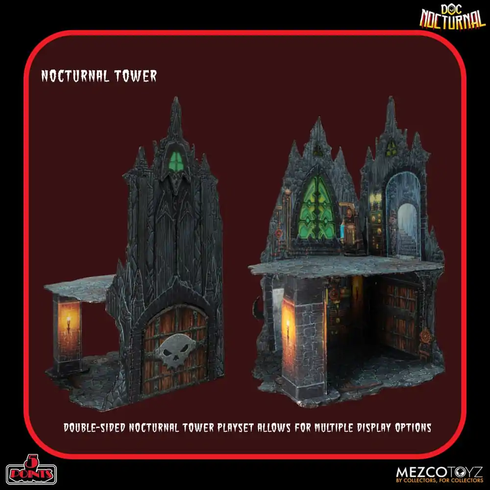 Doc Nocturnal 5 Points akcijske figure Nocturnal Tower igralni set 9 cm fotografija izdelka