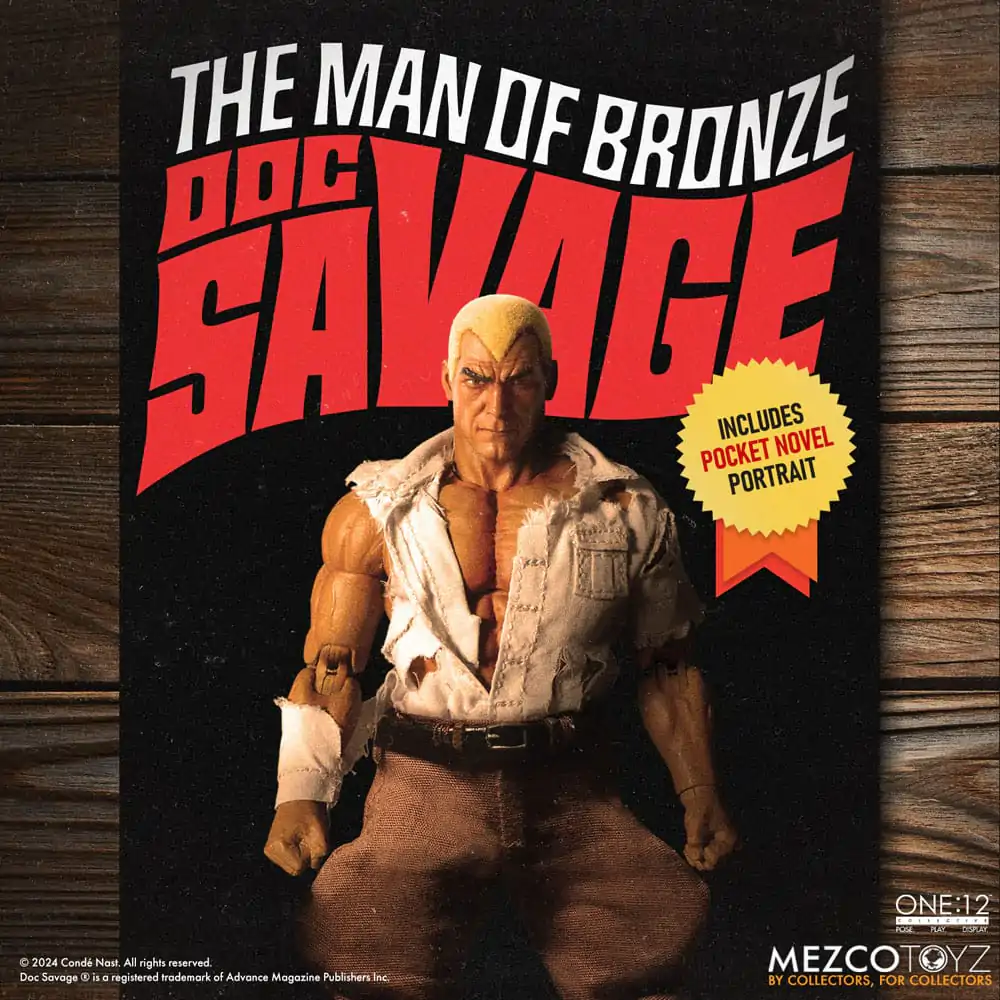 Akcijska figura Doc Savage 1/12 Doc Savage Deluxe Edition 18 cm fotografija izdelka