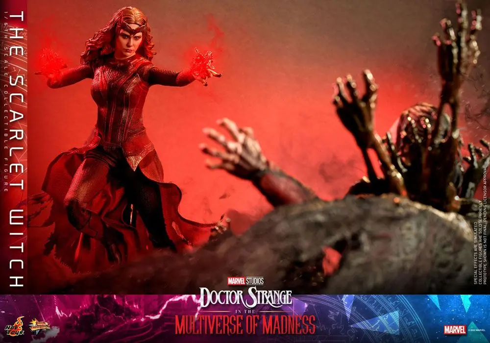 Doctor Strange in the Multiverse of Madness Movie Masterpiece akcijska figura 1/6 The Scarlet Witch 28 cm fotografija izdelka