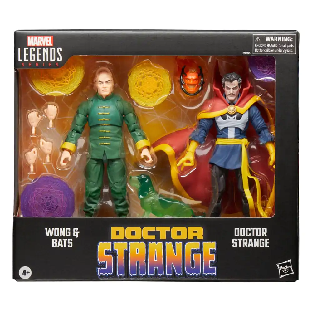 Doctor Strange Marvel Legends akcijska figura 3-paket Doctor Strange, Wong & Bats 15 cm fotografija izdelka