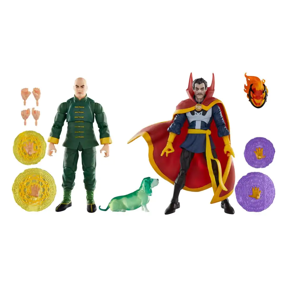 Doctor Strange Marvel Legends akcijska figura 3-paket Doctor Strange, Wong & Bats 15 cm fotografija izdelka