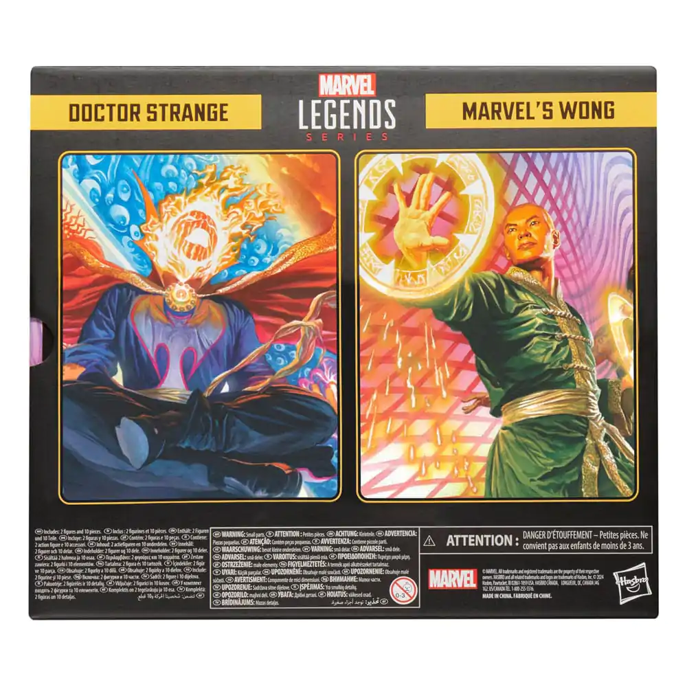 Doctor Strange Marvel Legends akcijska figura 3-paket Doctor Strange, Wong & Bats 15 cm fotografija izdelka