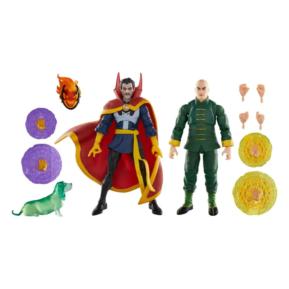 Doctor Strange Marvel Legends akcijska figura 3-paket Doctor Strange, Wong & Bats 15 cm fotografija izdelka