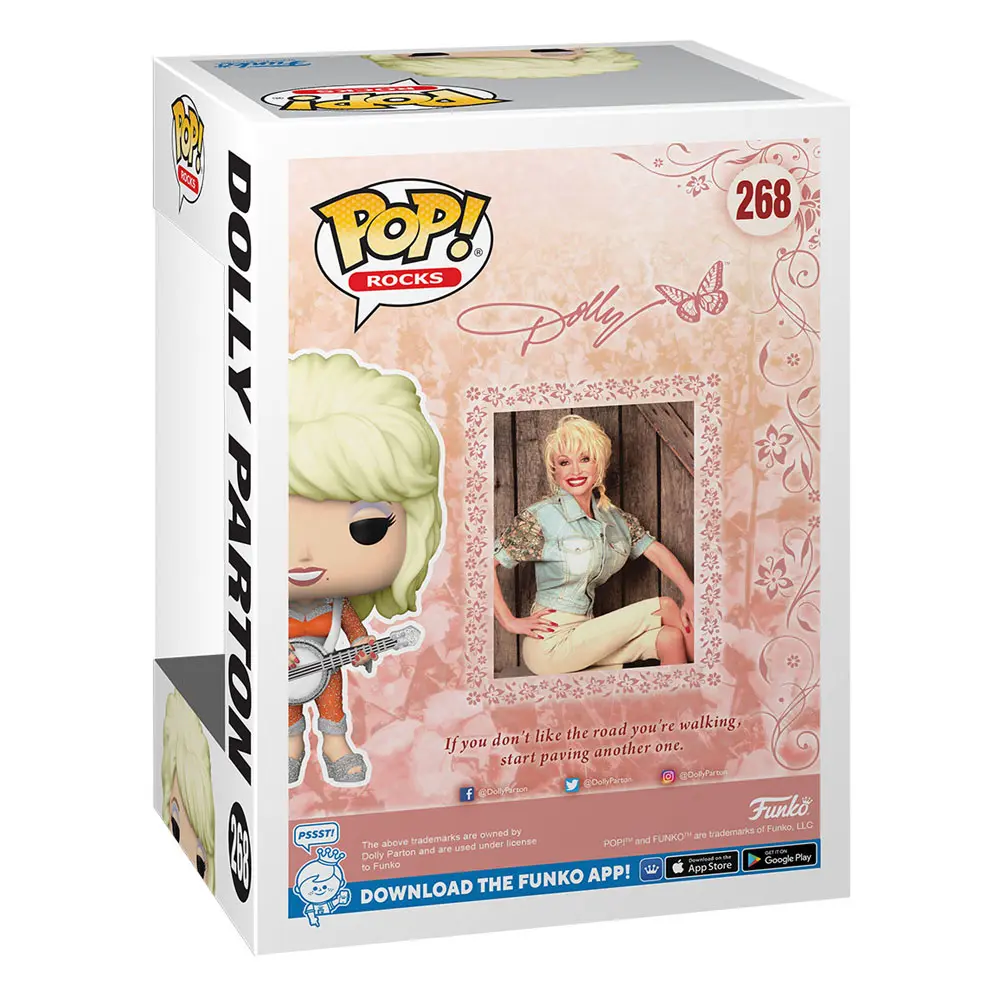 Dolly Parton POP! Rocks Vinyl Figura 9 cm fotografija izdelka