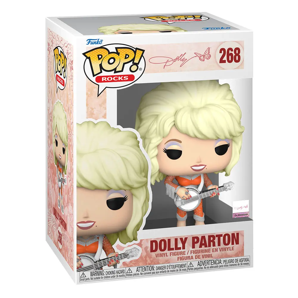 Dolly Parton POP! Rocks Vinyl Figura 9 cm fotografija izdelka