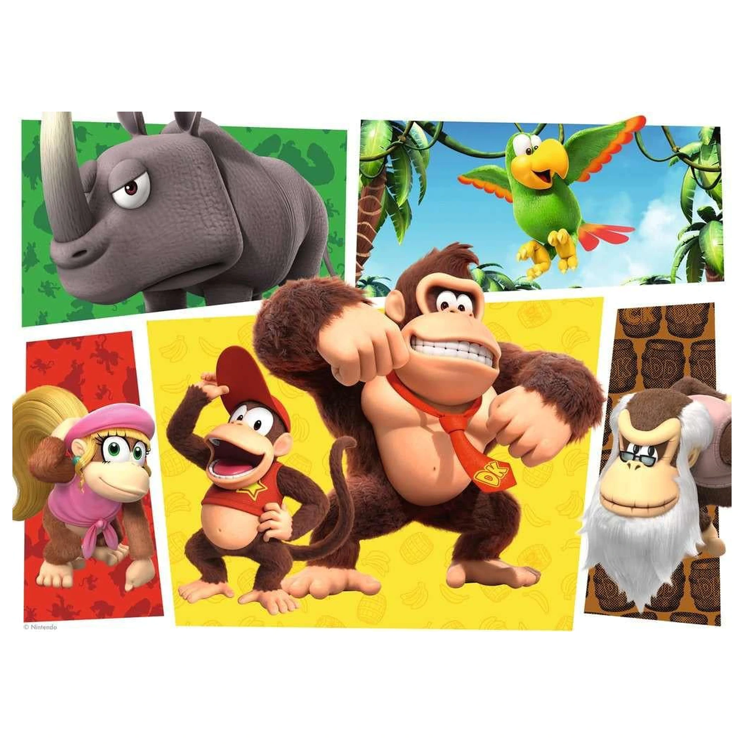 Donkey Kong The Monkeys Are on the Loose! Puzzle 100 kosov XXL fotografija izdelka