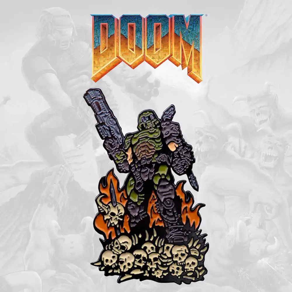 Doom Eternal Pin Značka Doom Guy Limited Edition fotografija izdelka