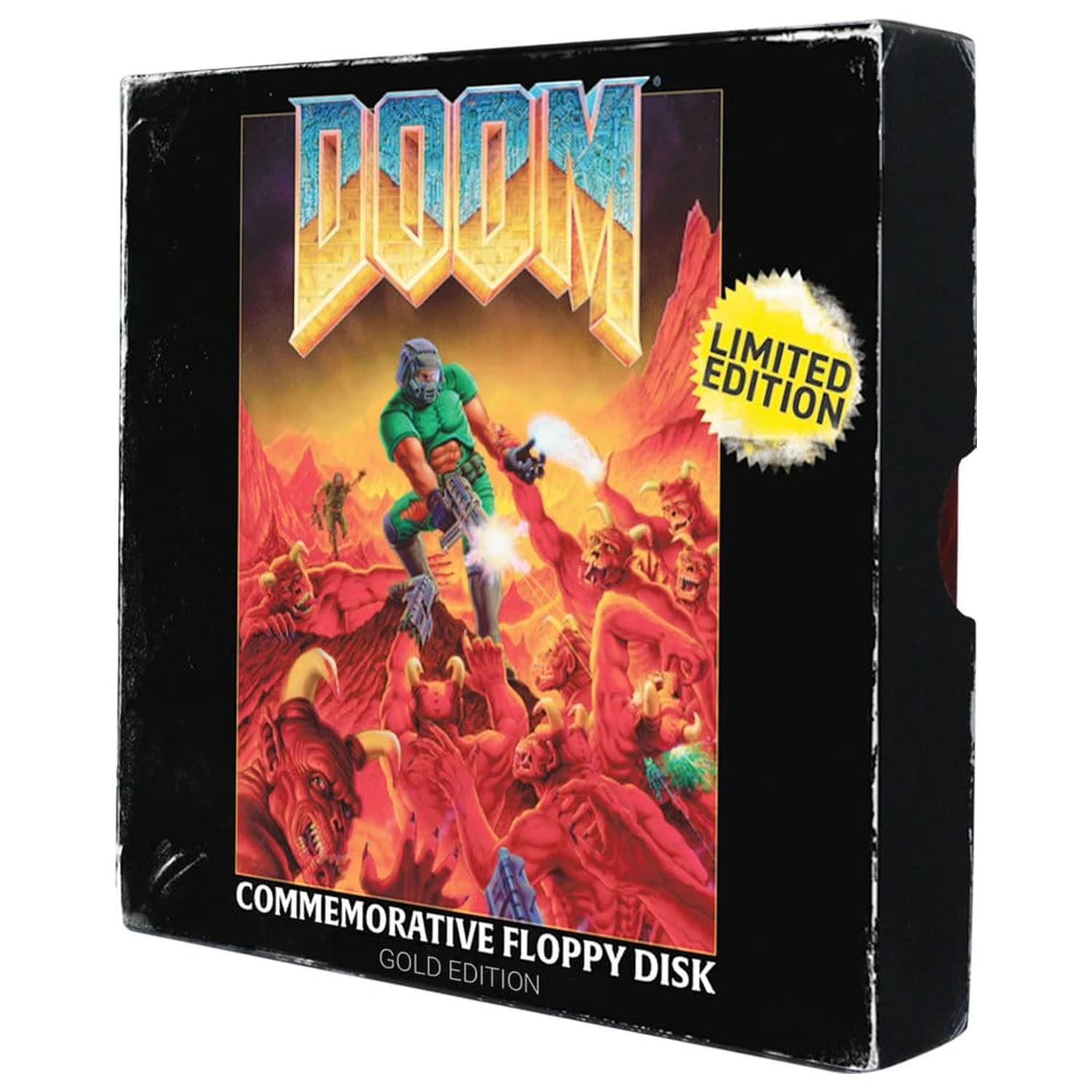 Doom Replika Floppy Disk Gold Plated Limited Edition fotografija izdelka