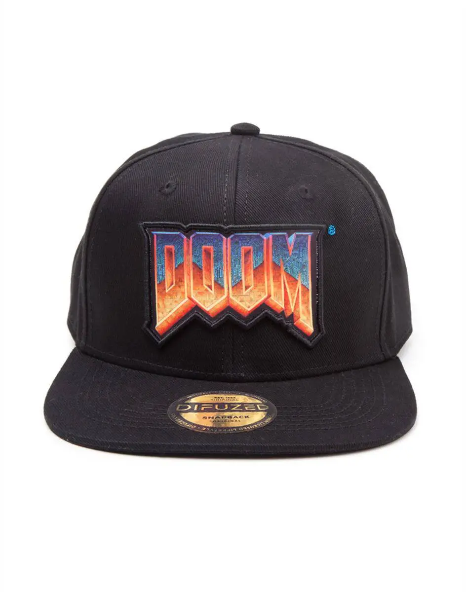 Doom Snapback Kapa z etiketo fotografija izdelka