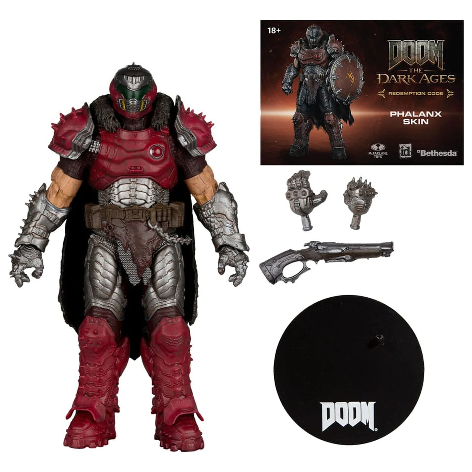 Doom: The Dark Ages akcijska figura Doom Slayer (Phalanx Skin) 18 cm fotografija izdelka