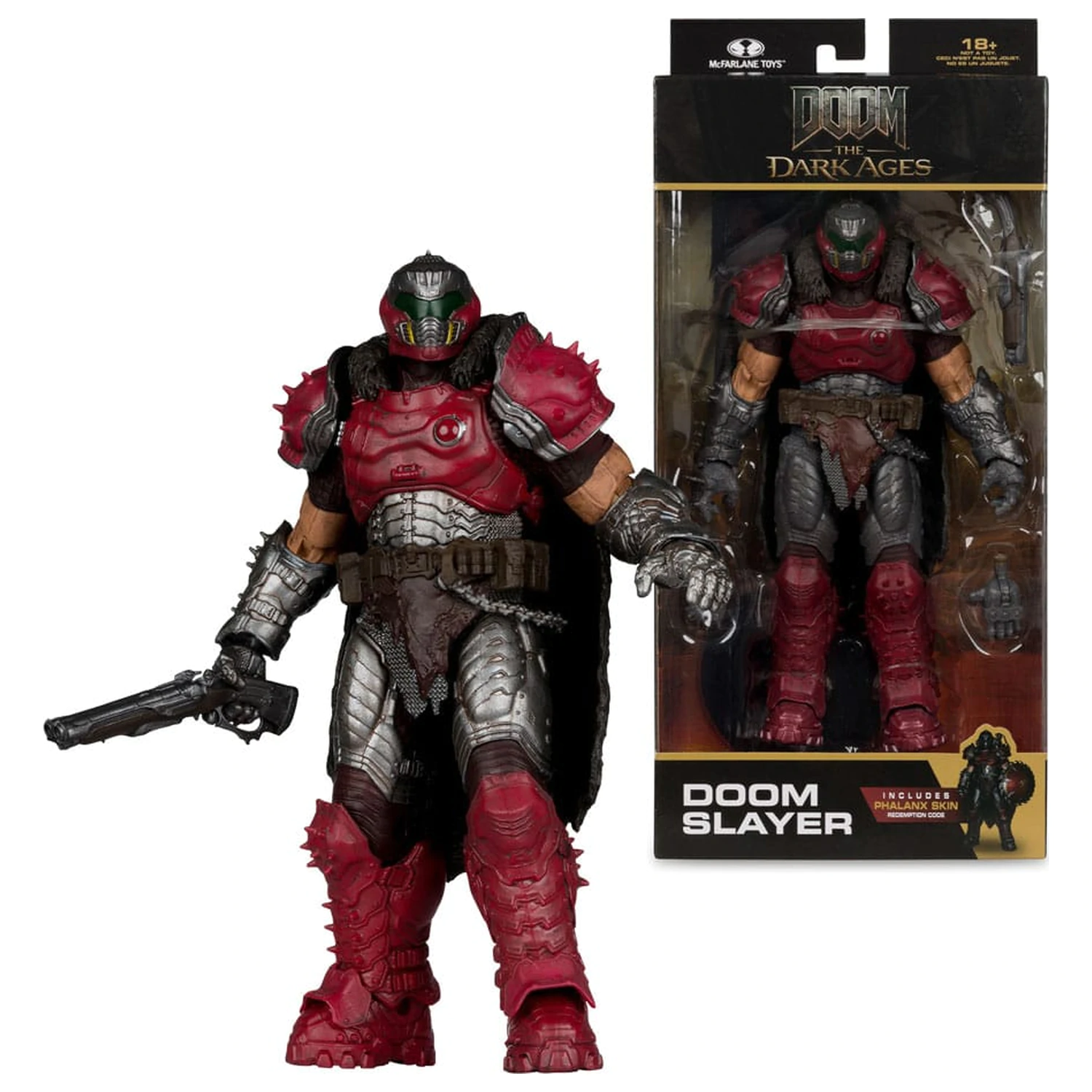 Doom: The Dark Ages akcijska figura Doom Slayer (Phalanx Skin) 18 cm fotografija izdelka