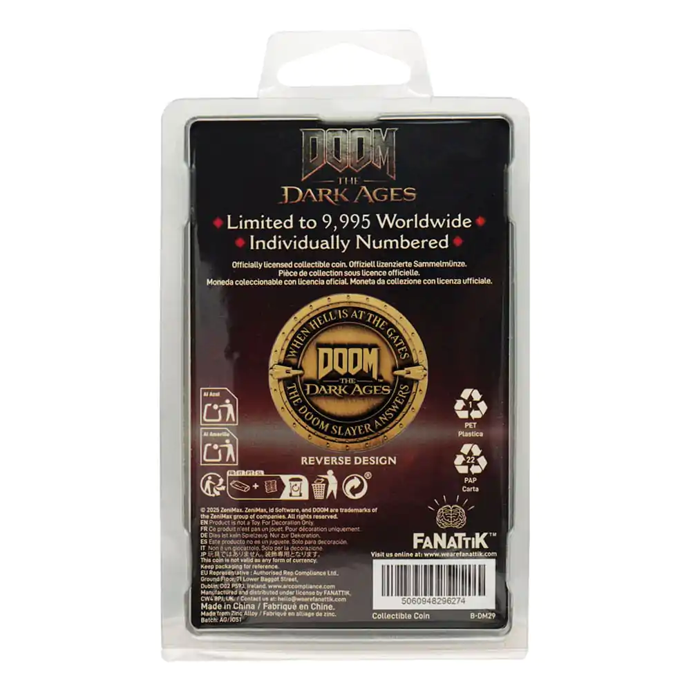Doom: The Dark Ages Zbirateljski kovanec fotografija izdelka