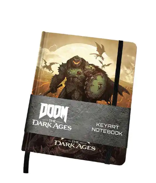 Doom The Dark Ages beležnica A5 Keyart fotografija izdelka