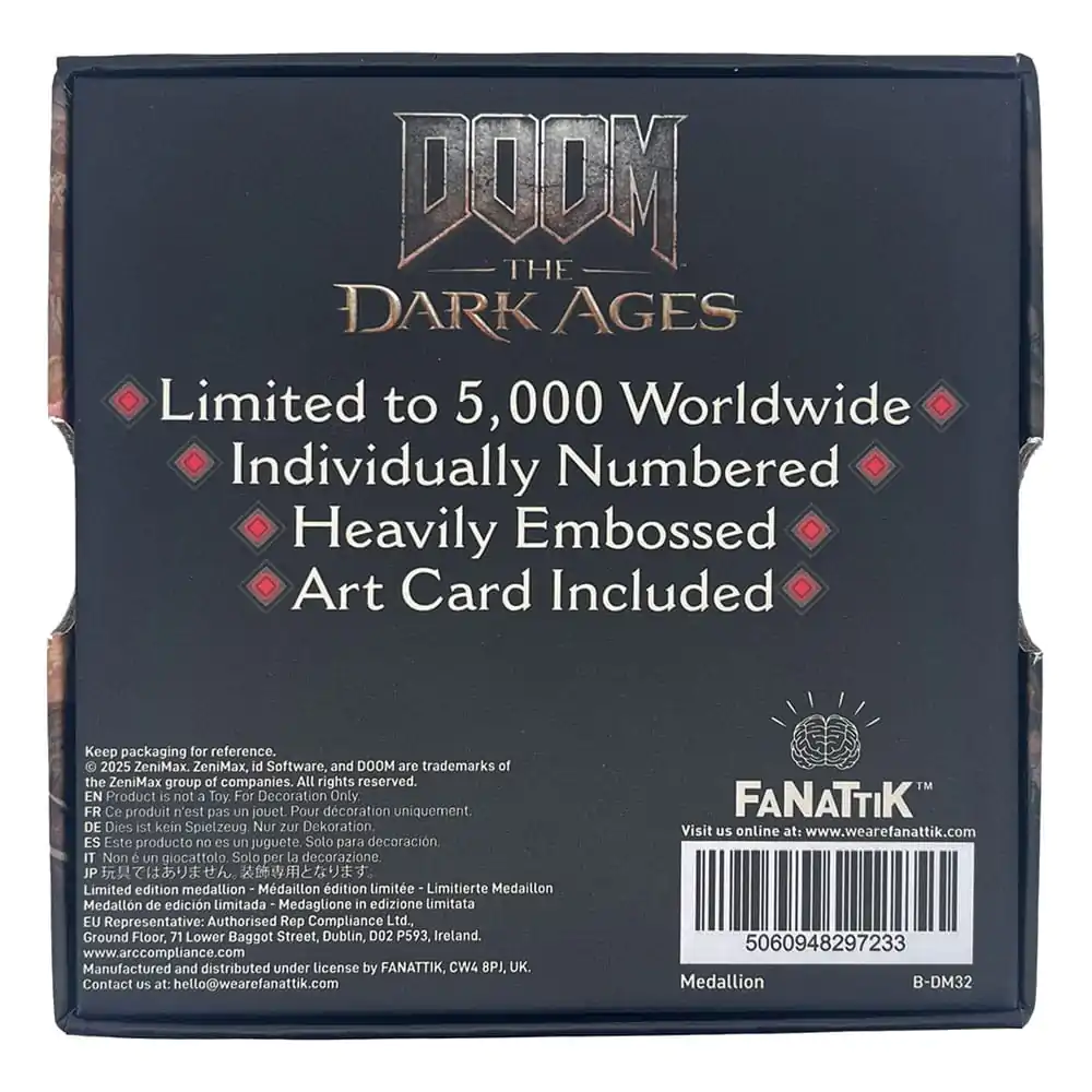 Doom: The Dark Ages Medaljon Žagin Ščit fotografija izdelka