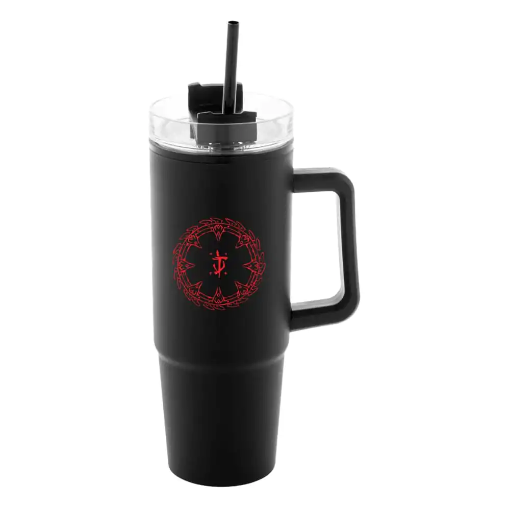 Doom The Dark Ages Izoliran vrč s ščitnikom slamice 1180 ml fotografija izdelka