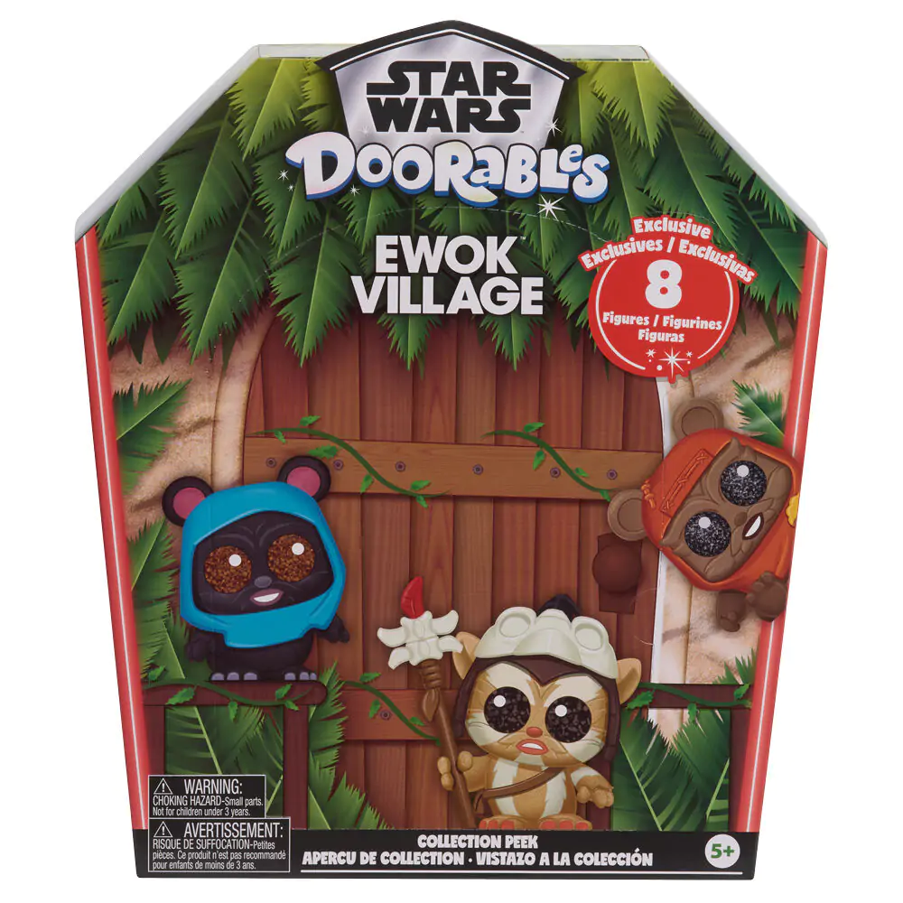 Doorables Star Wars Ewok Collection Peek pakiranje z 8 figuricami fotografija izdelka