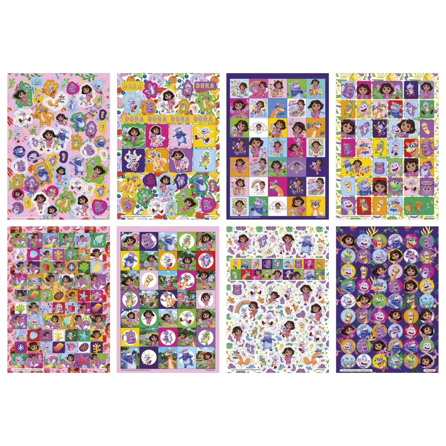 Dora the Explorer Sweet komplet nalepk 8 listov fotografija izdelka